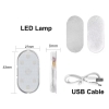 LED Oświetlenie wewnętrzne samochodu Lampka Bezprzewodowa USB