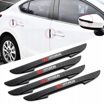 Ochronne odbojniki na drzwi lusterka z Logo Różne Marki Samochodów 4 szt