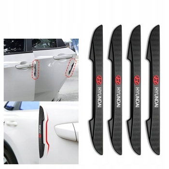 Ochronne odbojniki na drzwi lusterka z Logo Różne Marki Samochodów 4 szt