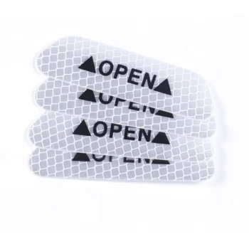 Naklejki odblaskowe naklejki ostrzegawcze komplet