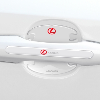 OKAZJA Ochronne przezroczyste naklejki pod klamki do Wszystkich Marek Samochodów 8 naklejek