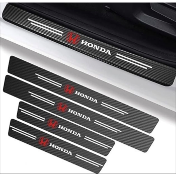 PROMOCJA Naklejki ochronne grube karbonowe na progi komplet DARMOWA DOSTAWA