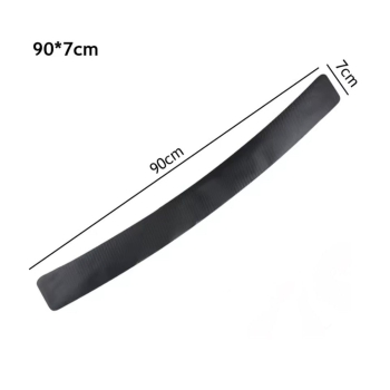 Naklejka karbonowa ochronna na bagażnik zderzak samochodu