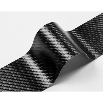 Naklejki ochronne karbonowe na progi samochodowe