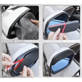 Osłony na lusterka przeciwdeszczowe