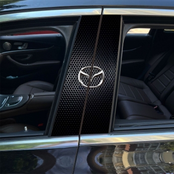 Naklejki na słupek drzwi Różne Marki komplet dwie strony OKAZJA -70%