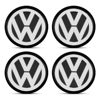 Emblemat znaczek na dekielek Volkswagen 4szt 56mm
