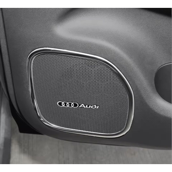 Aluminiowe Nakłejki 4x Dekoracyjne 3D z Logo AUDI