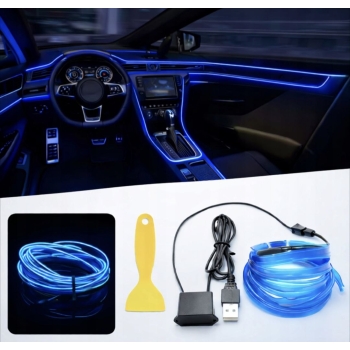 Taśma LED Ambient Podświetlenie Wnętrza 5m USB