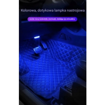 LED Oświetlenie wewnętrzne samochodu Lampka Bezprzewodowa USB