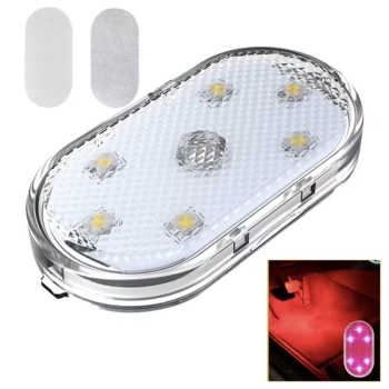LED Oświetlenie wewnętrzne samochodu Lampka Bezprzewodowa USB