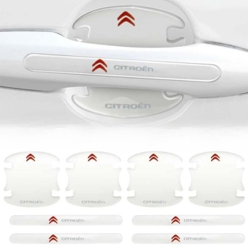 OKAZJA Ochronne przezroczyste naklejki pod klamki do Wszystkich Marek Samochodów 8 naklejek