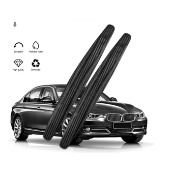 🔥-60% Ochronne gumowe obojniki na zderzak w stylu carbon komplet 2 szt